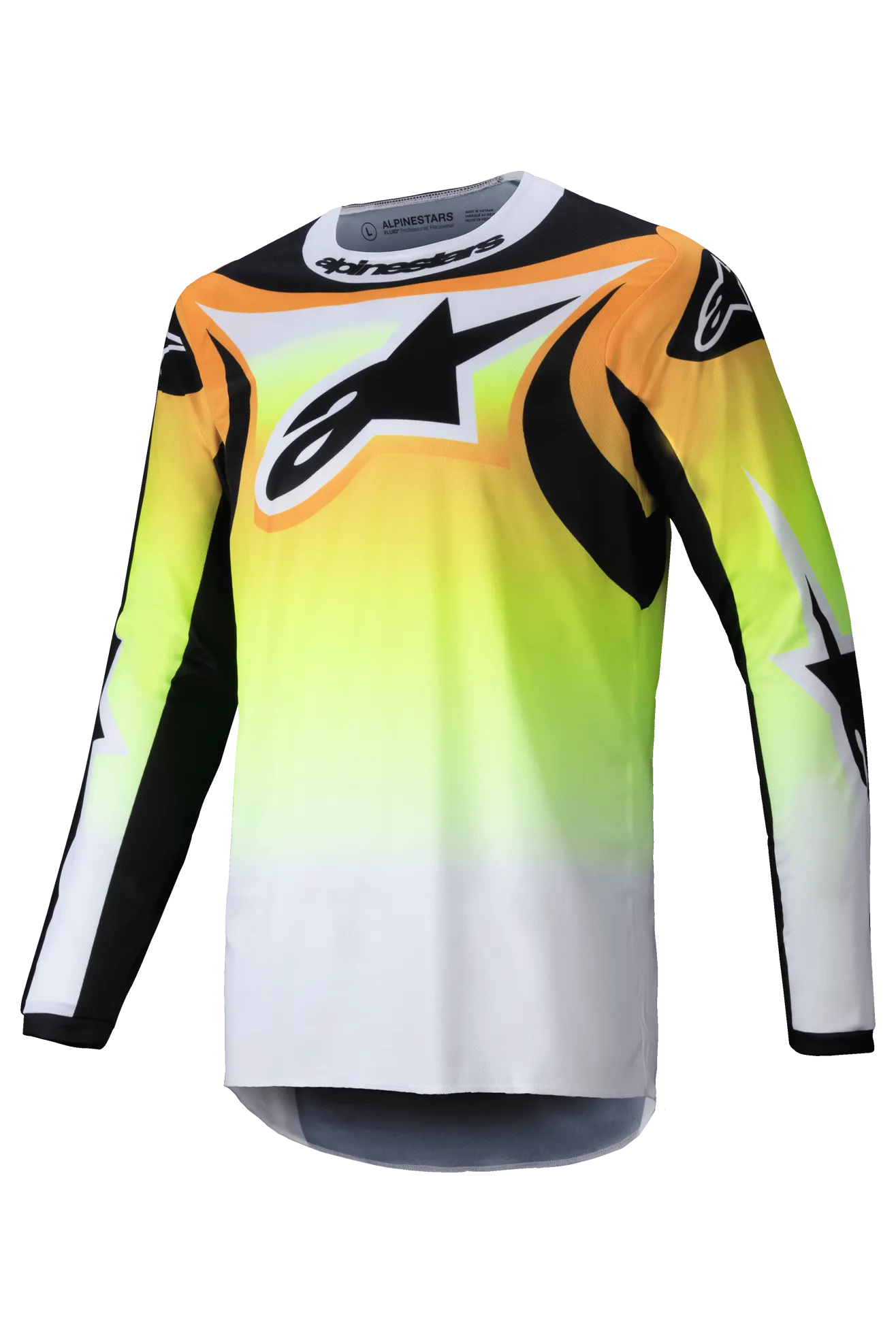 CAMISETA DE CROSS ALPINESTARS FLUID WURX AMARILLONEGRO