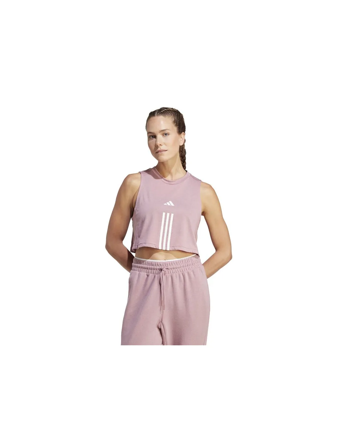 CAMISETA DE FITNESS ADIDAS TRES COT TK MUJER