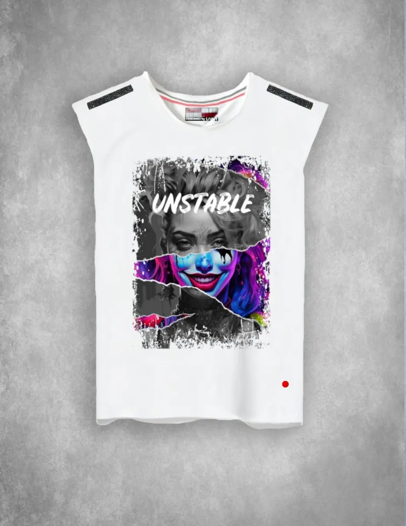 Camiseta de mujer UNSTABLE blanco