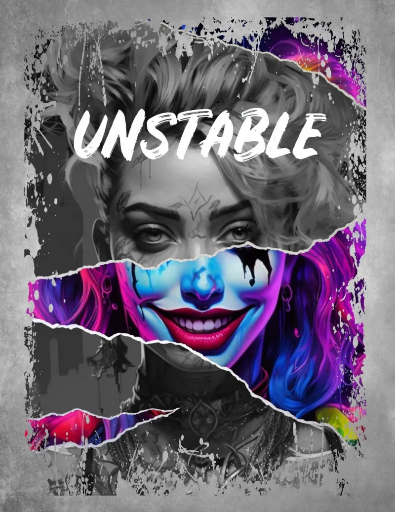 Camiseta de mujer UNSTABLE blanco
