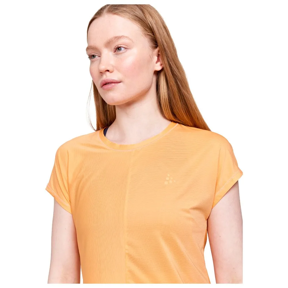 Camiseta de trail Craft Core Essence SS Tee W Peach