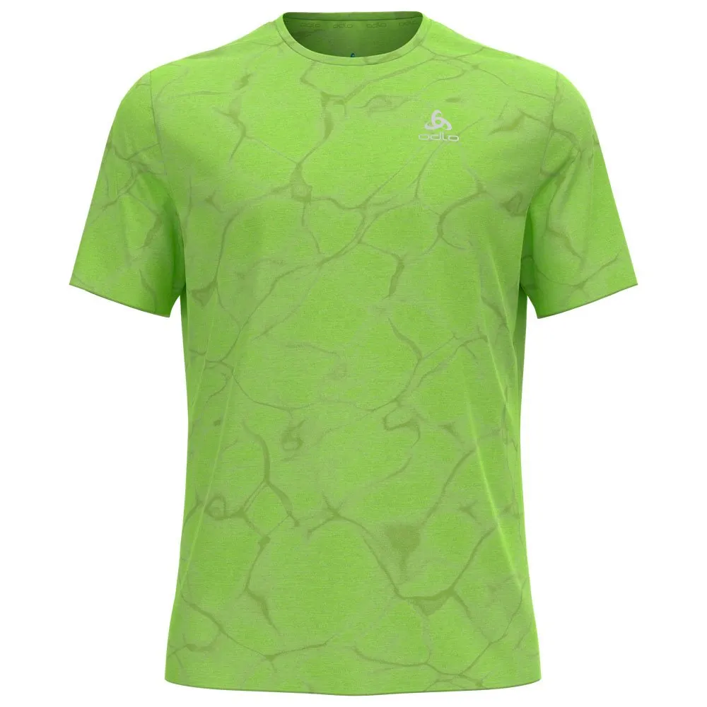Camiseta de trail Odlo Zeroweight Engineered Chill Tec Sharp Green Melange