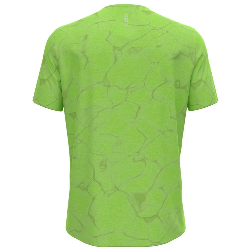 Camiseta de trail Odlo Zeroweight Engineered Chill Tec Sharp Green Melange