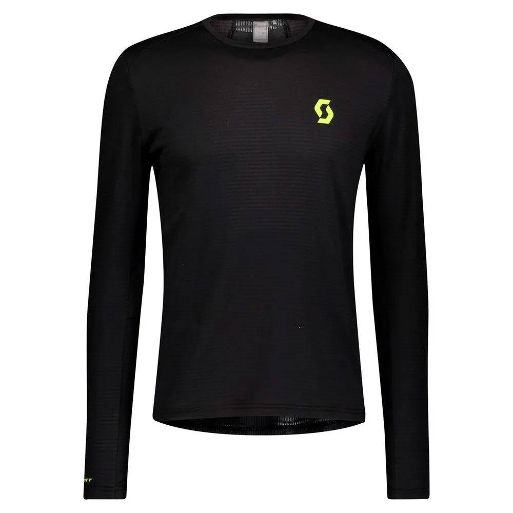 Camiseta de trail Scott RC Run L/S Men's Black/Yellow