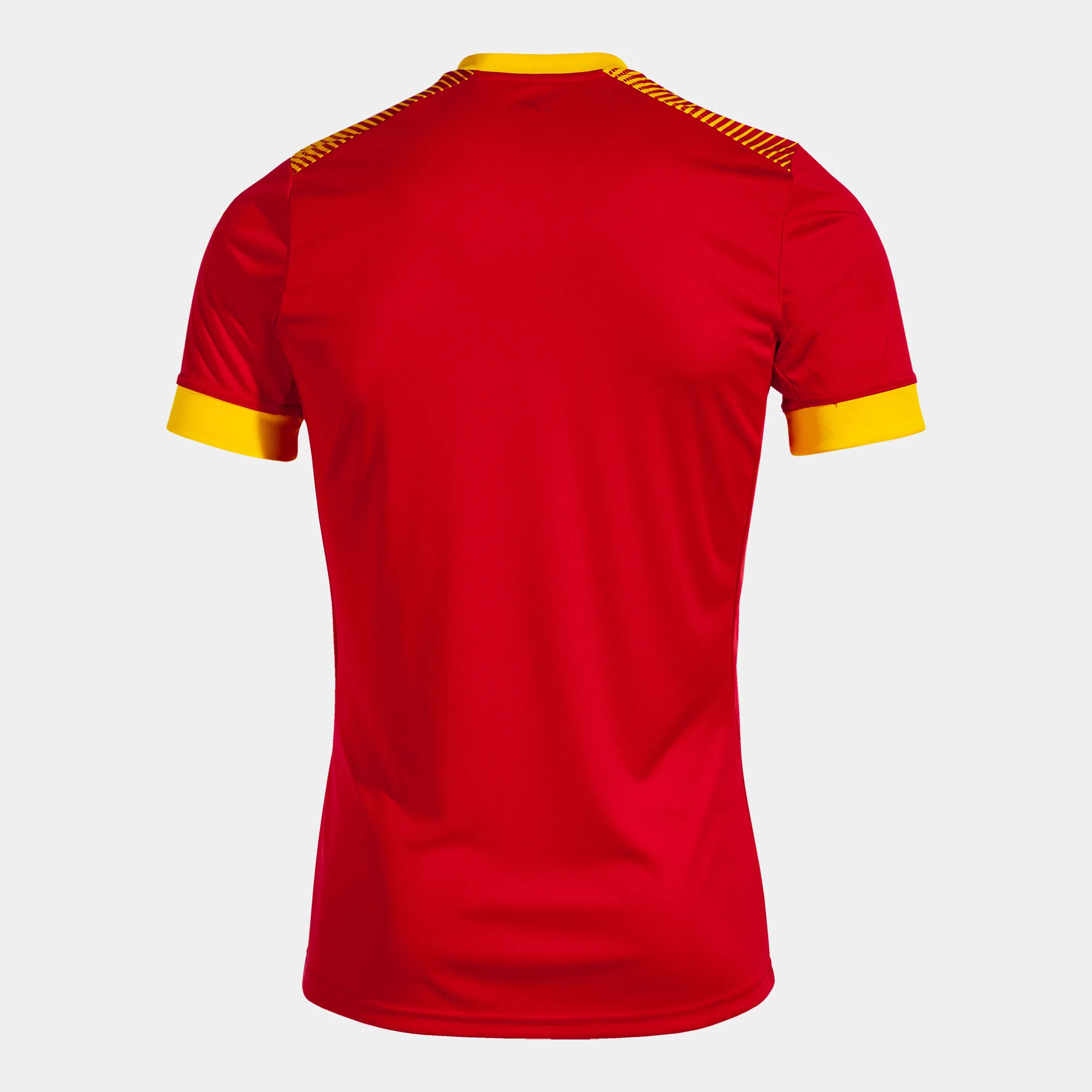Camiseta manga corta hombre Eco Supernova rojo amarillo