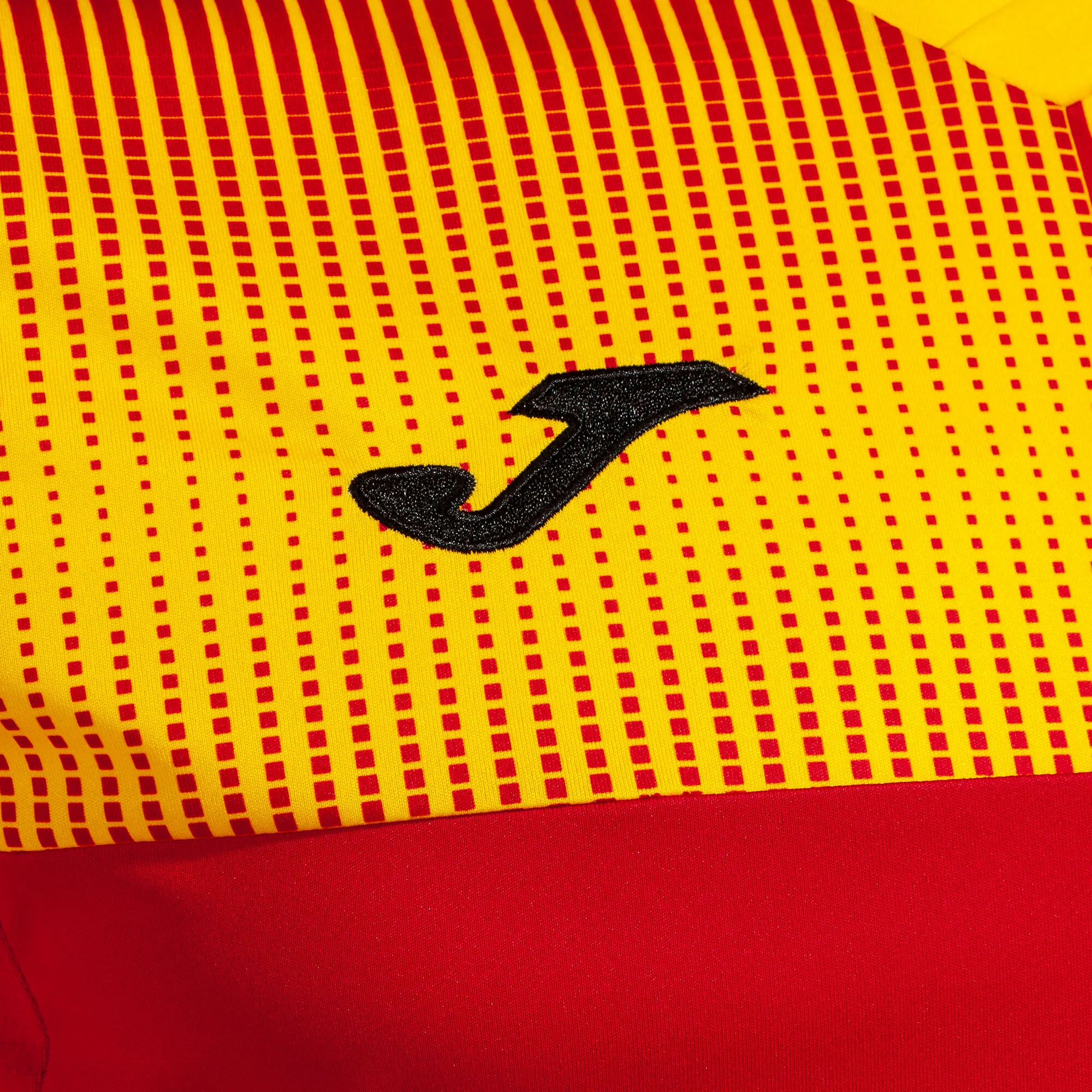Camiseta manga corta hombre Eco Supernova rojo amarillo