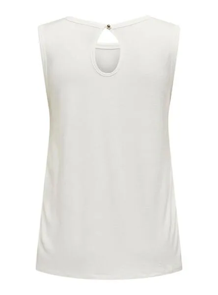 Camiseta Only Flora Blanco Para Mujer
