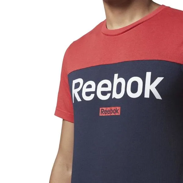 camiseta reebok marino/rojo