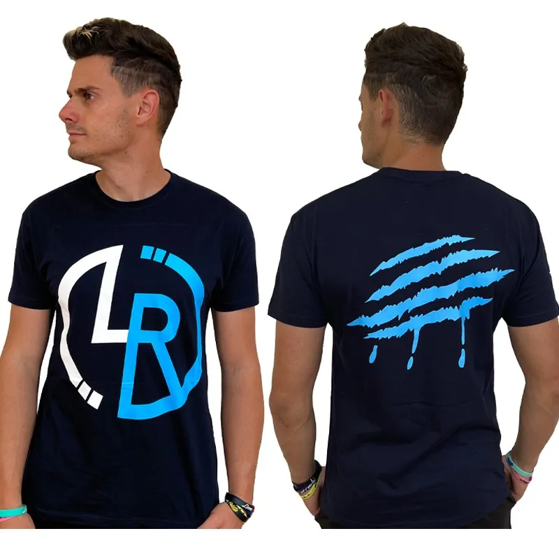 CAMISETAS AZUL MARINO  LR BICOLOR