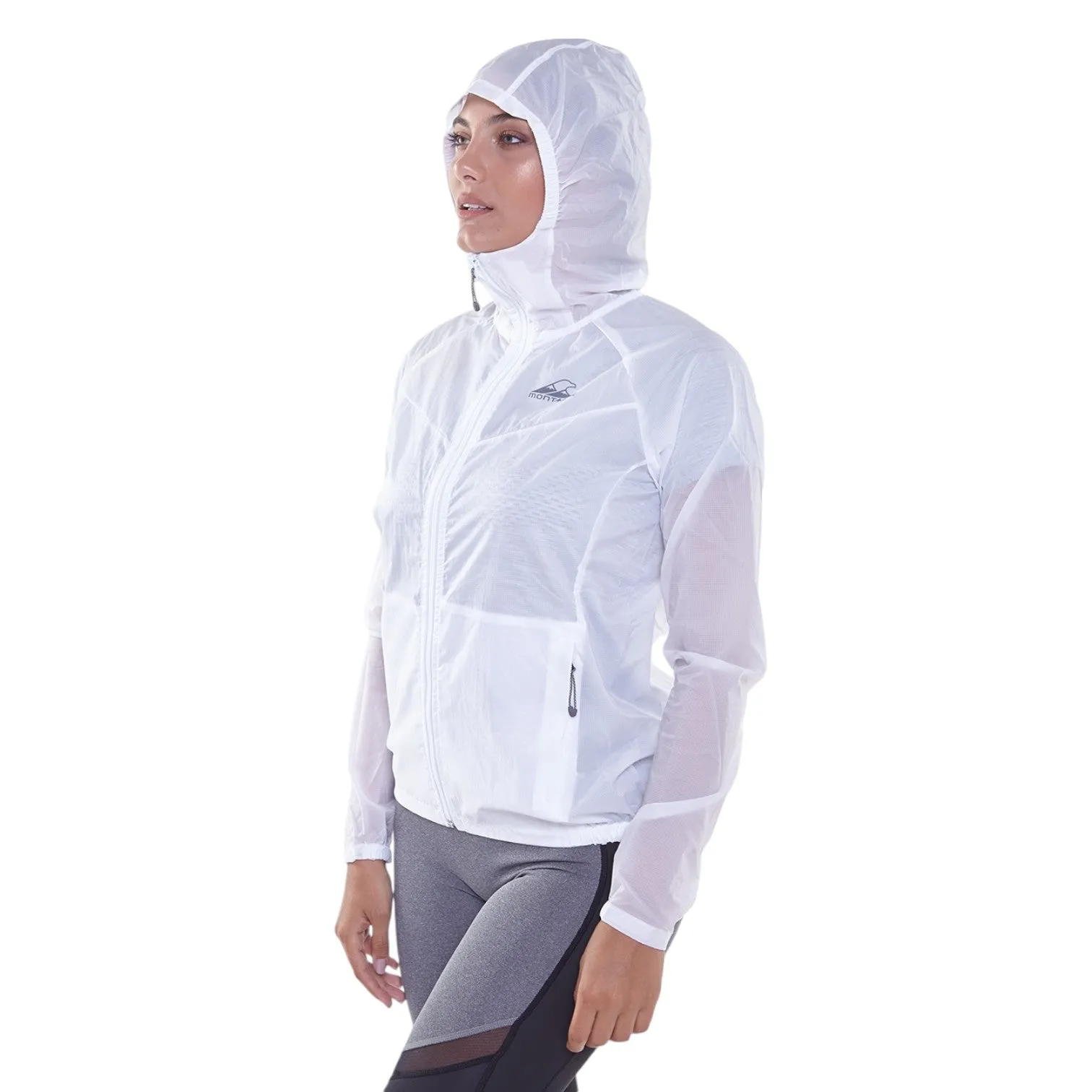 Campera Rompeviento Montagne Metric Mujer Blanco