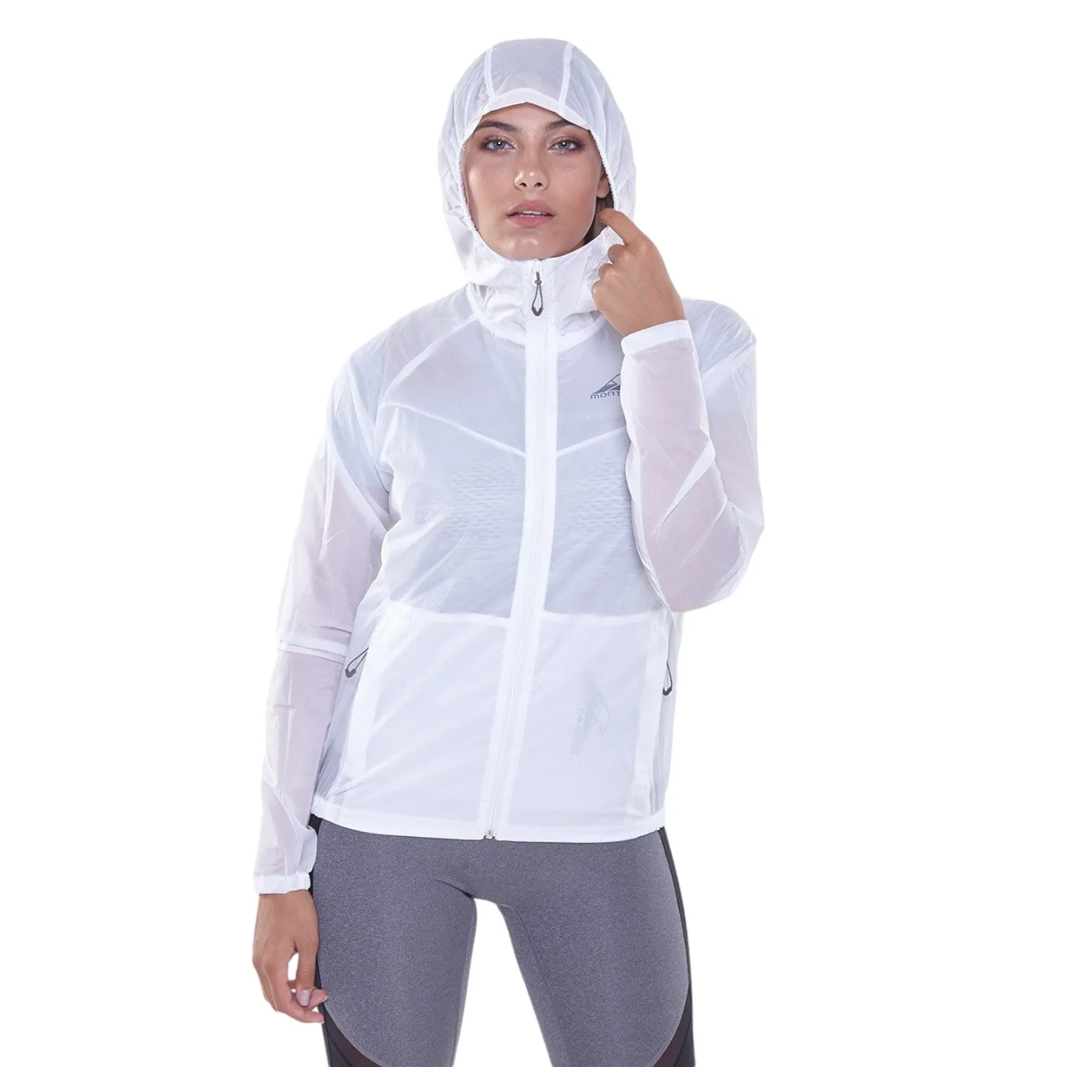 Campera Rompeviento Montagne Metric Mujer Blanco