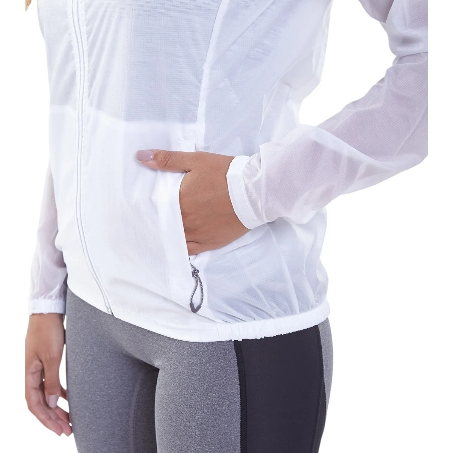 Campera Rompeviento Montagne Metric Mujer Blanco