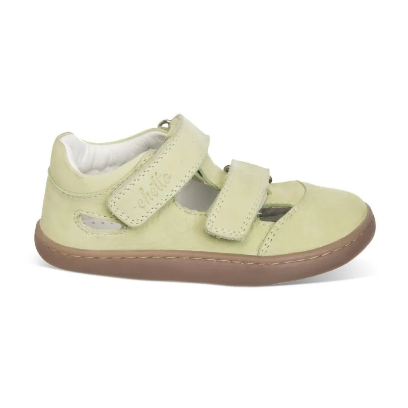 Cangrejera Barefoot azul para Niños confeccionada en piel y 100% respetuosa