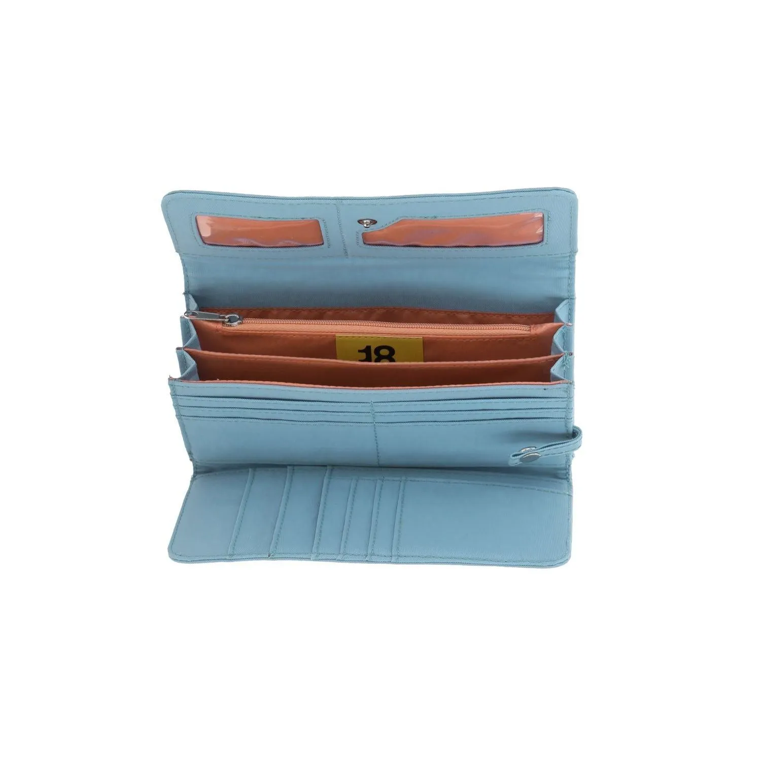 Cartera Azul Para Mujer 1818 Zilp