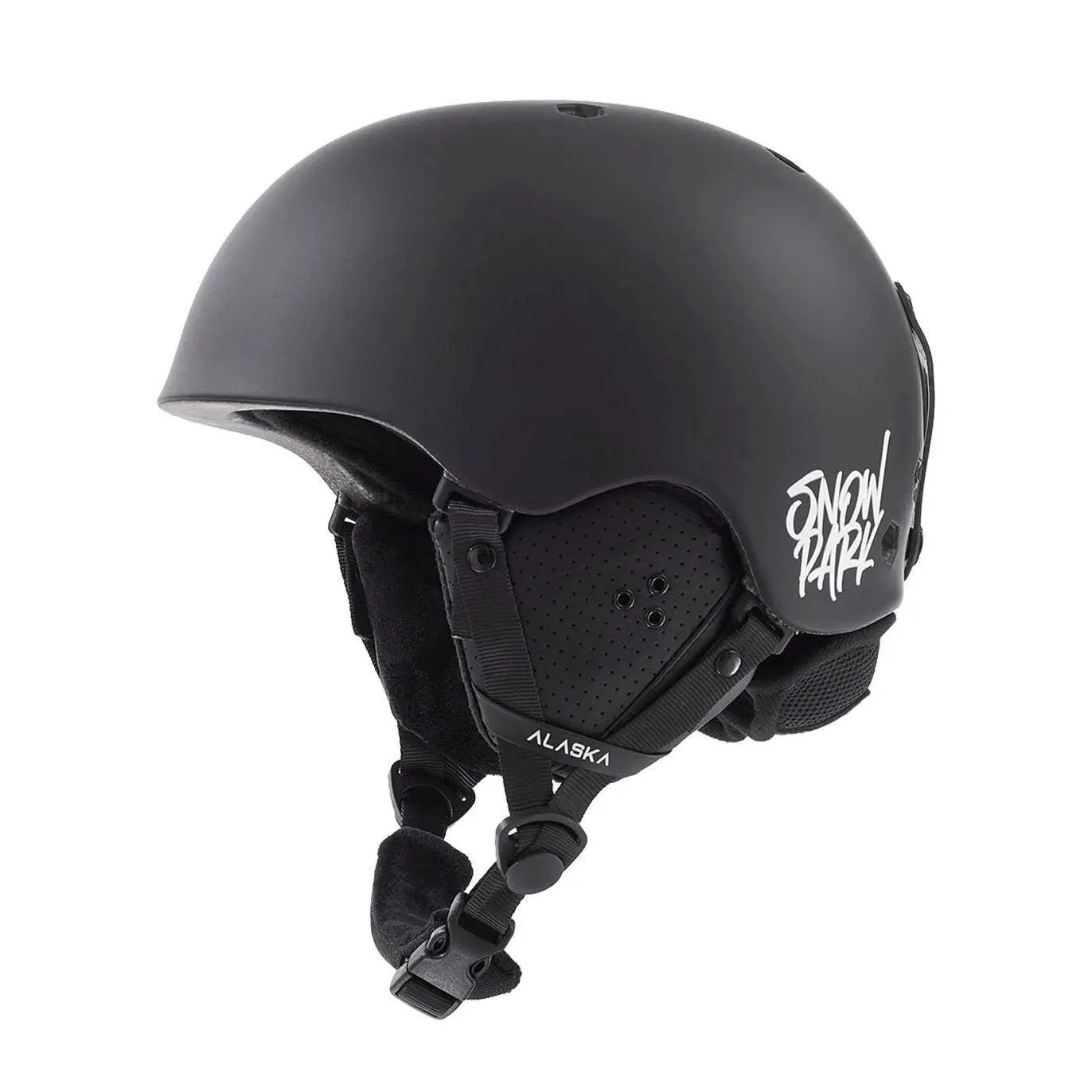 Casco Alaska Snowpark Ski Snowboard Unisex Negro