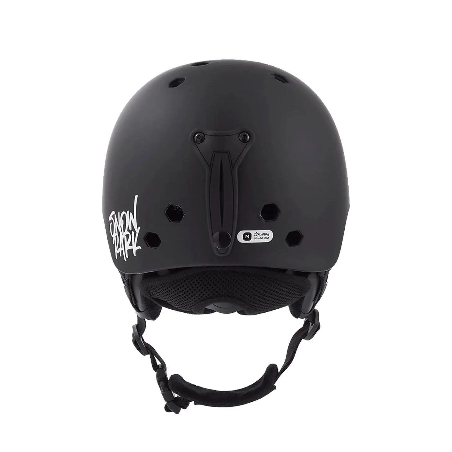 Casco Alaska Snowpark Ski Snowboard Unisex Negro