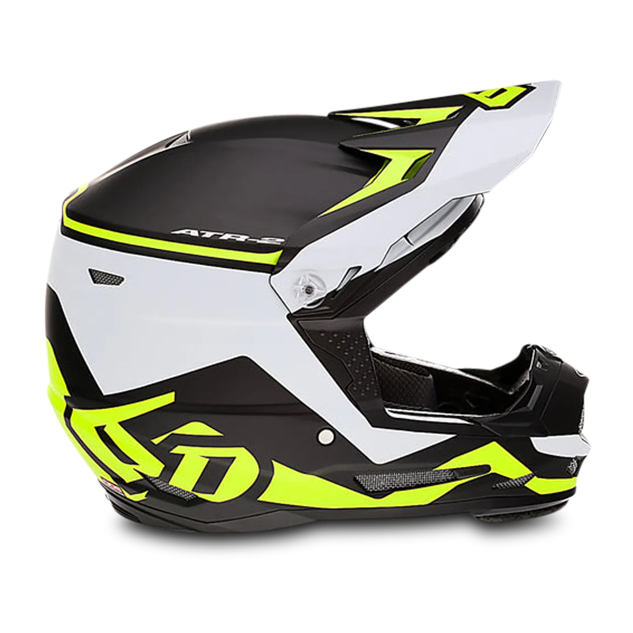 CASCO DE CROSS NIñO 6D ATR2Y DRIVE AMARILLO NEóN 