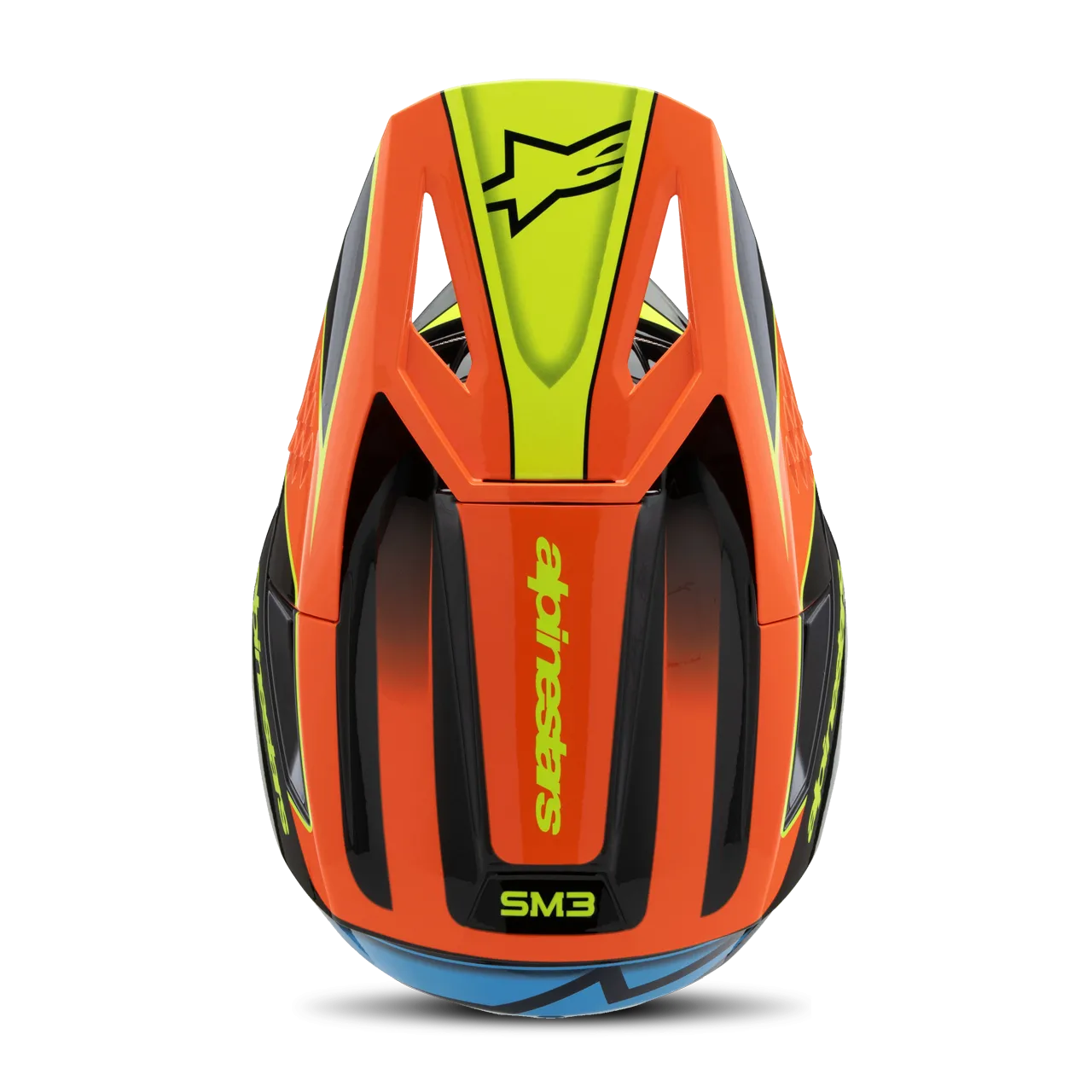 CASCO DE CROSS NIñO ALPINESTARS SM3 FRAY ECE06 NEGRONARANJAAMARILLO FLúOR 