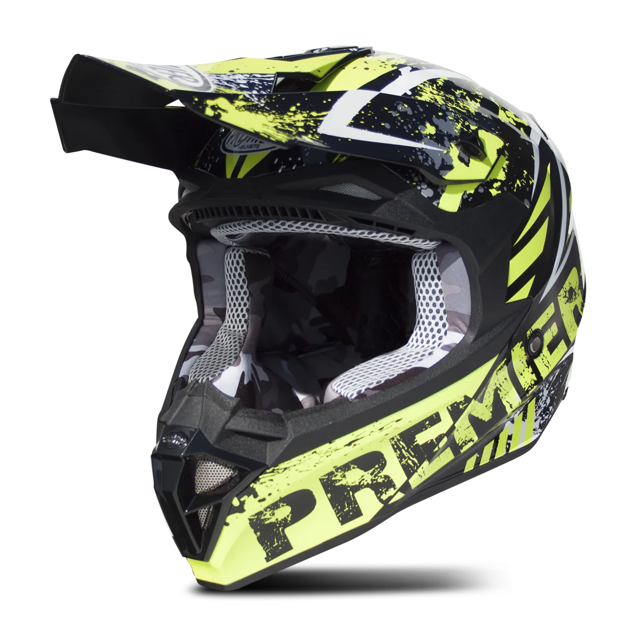CASCO DE CROSS PREMIER EXIGE ZX Y AMARILLONEGRO