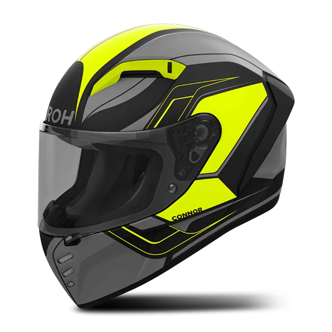 Casco Integral Airoh Connor Dunk Amarillo Mate