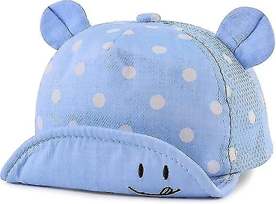 Casquette de baseball rglable bleu clair taille unique (environ 48 cm) coton  pois bb chapeau filles garons enfants chapeau de s
