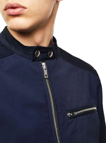 cazadora diesel glory azul para hombre