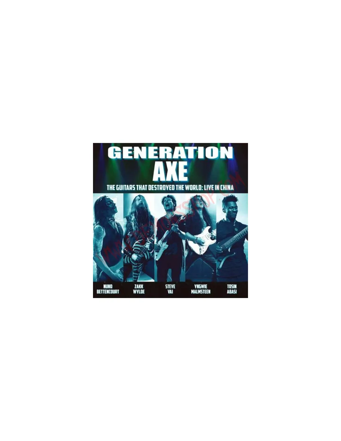 CD GENERATION AXE  THE GUITARS THAT DESTROYED THE WORLD