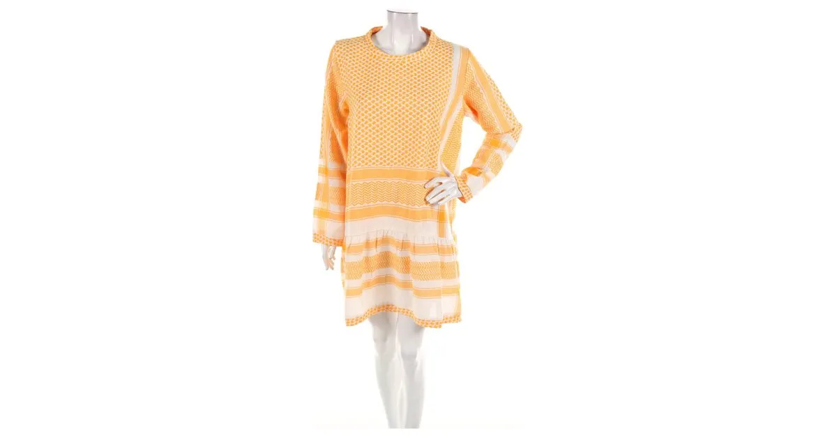 Cecilie Copenhagen Vestidos Blanco Amarillo 