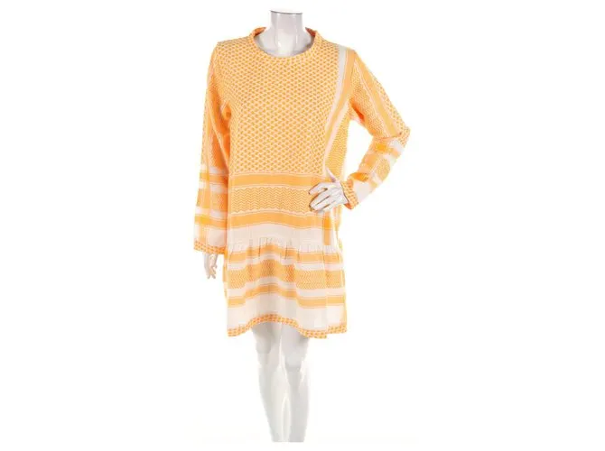 Cecilie Copenhagen Vestidos Blanco Amarillo 