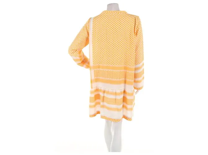 Cecilie Copenhagen Vestidos Blanco Amarillo 