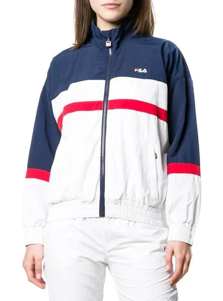 chaqueta fila kaya blanco mujer