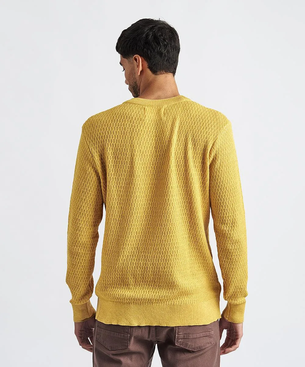 CHOMPA CUELLO REDONDO AMARILLO PV24