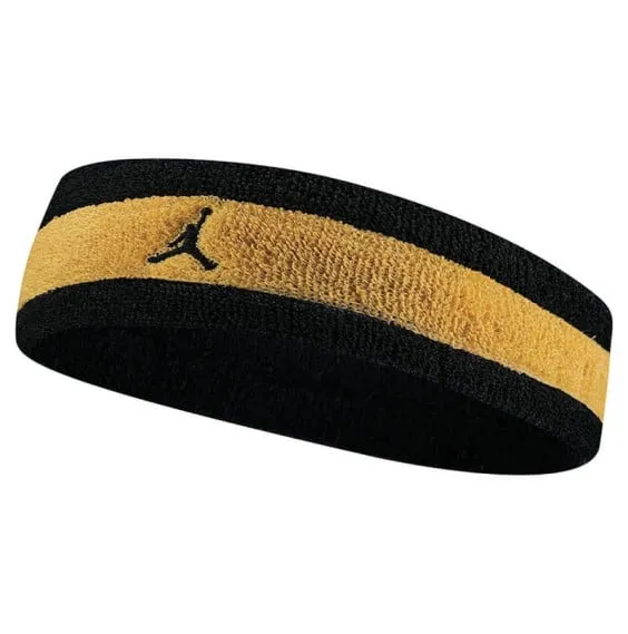 Cinta de Pelo Jordan Terry Black Gold