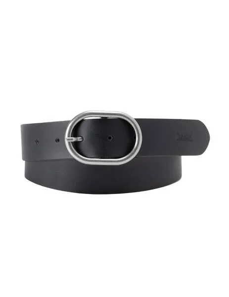 Cinturón Levi's® Calneva de cuero unisex negro