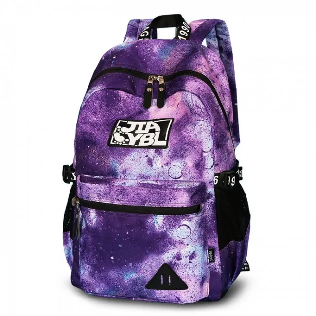 Colorful Large Galaxy School Rucksack Universe Polyester Travel College Backpack