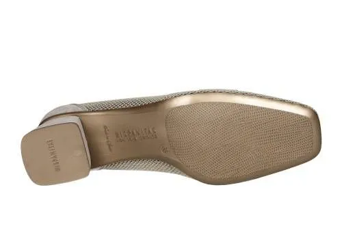 Copete Rejilla Taupe Pala Ante Antifaz/talon Star Plata