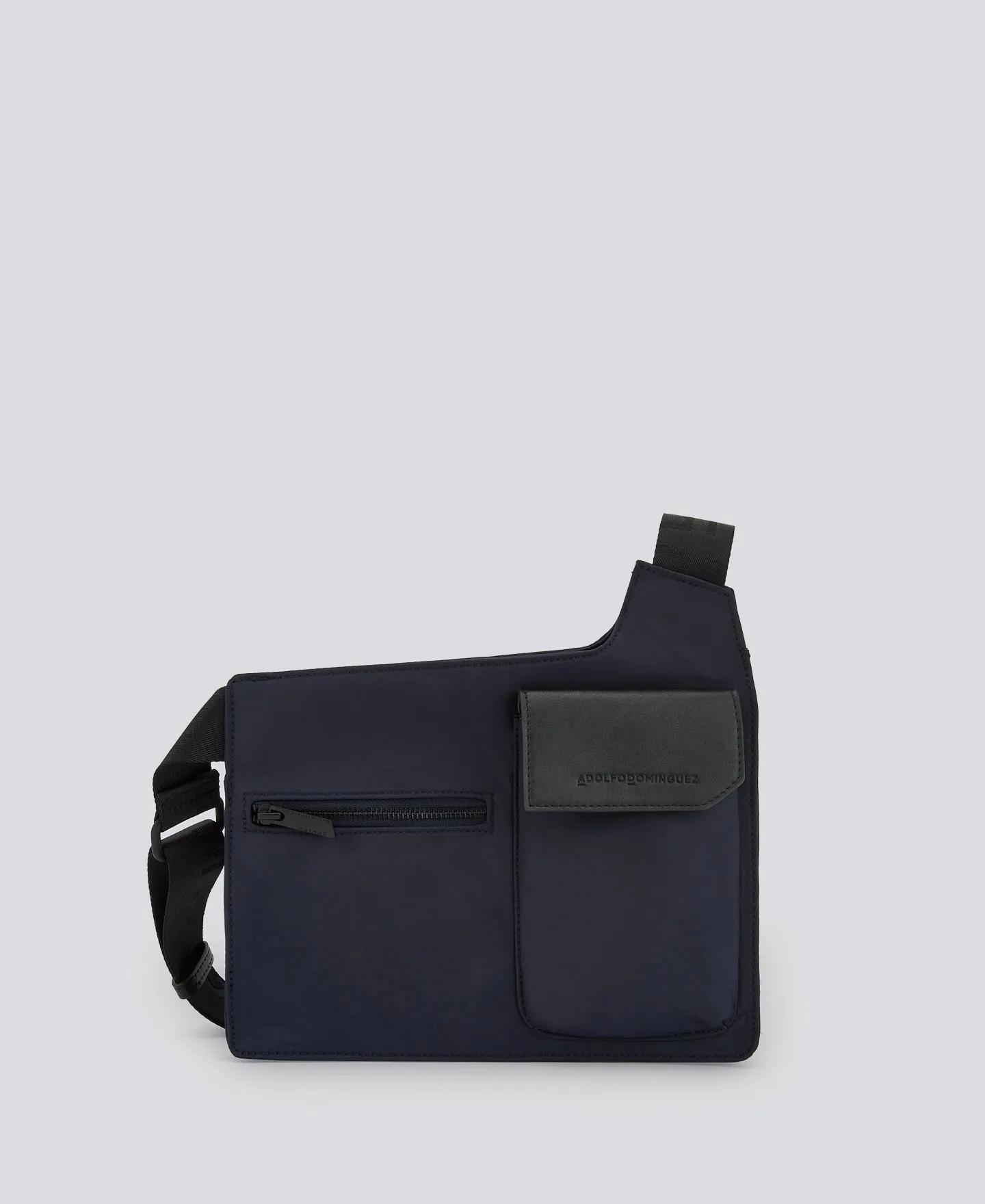 Crossbody reciclado azul marino hombre