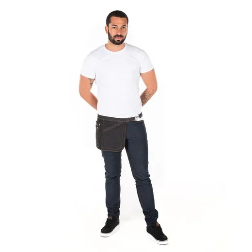 Delantal Corto Dubai 28x39 Cm Vaquero