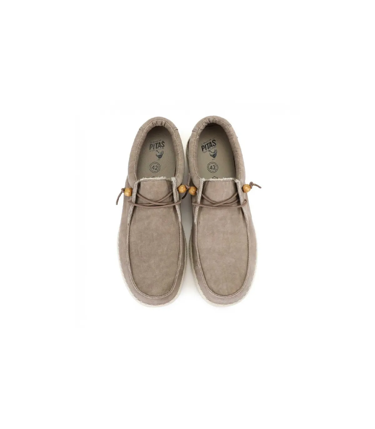 Deportivo Wallaby transpirable beige mujer.