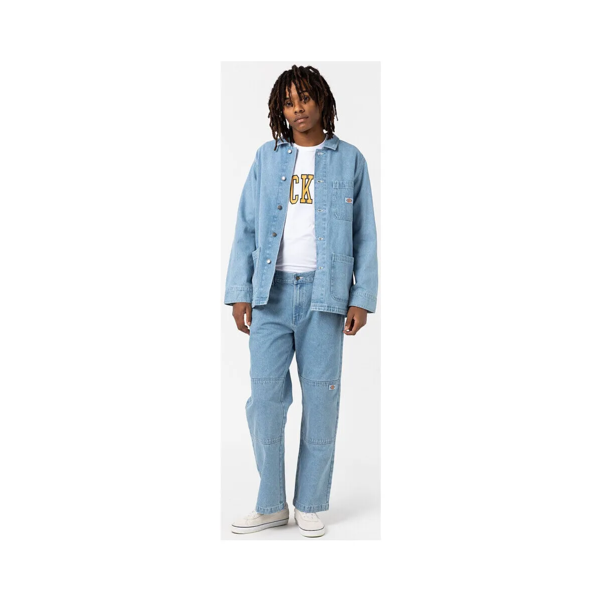 Double knee denim pant