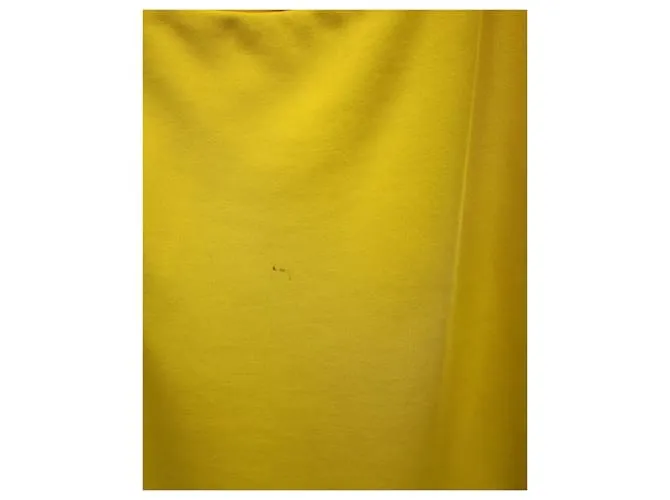 Dsquared2 Vestido ajustado sin mangas en viscosa amarilla Amarillo 