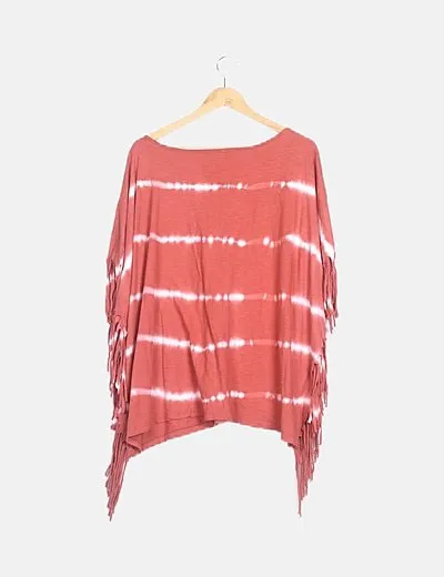 Eme E Cinco Poncho tie dye caldera