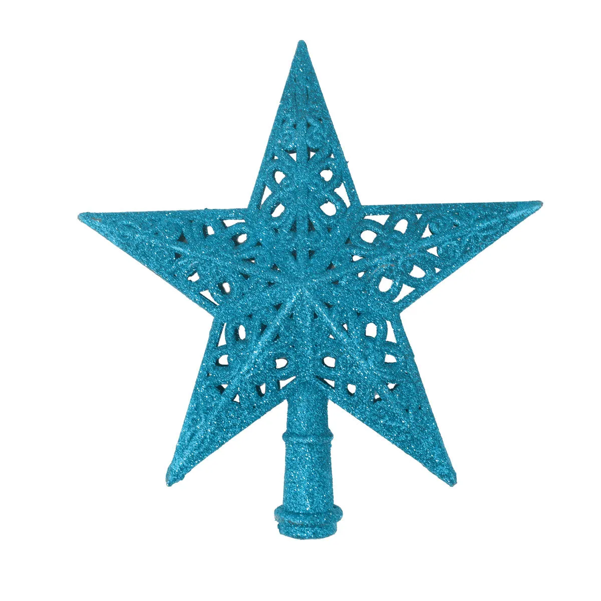 Estrella Decorativa color Azul para Punta de rbol de Navidad