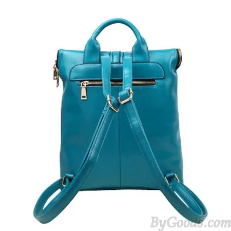 Fashion Freedom Locking Lid Portable Tassel Backpack