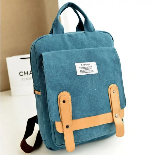 Fashion Leisure School Canvas Backpack