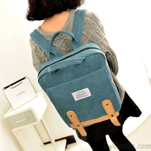 Fashion Leisure School Canvas Backpack