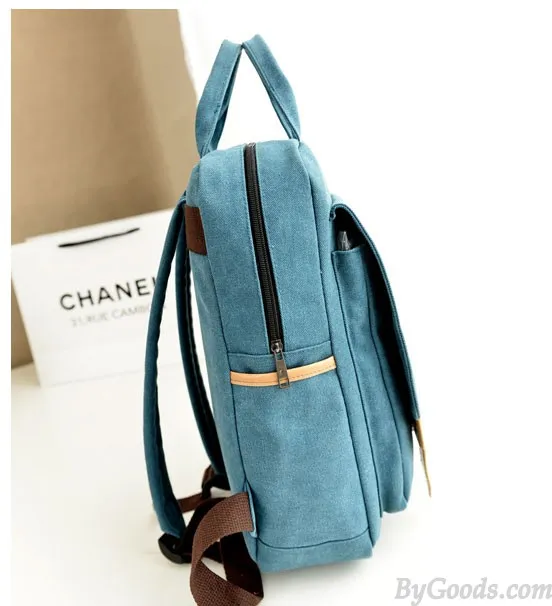Fashion Leisure School Canvas Backpack