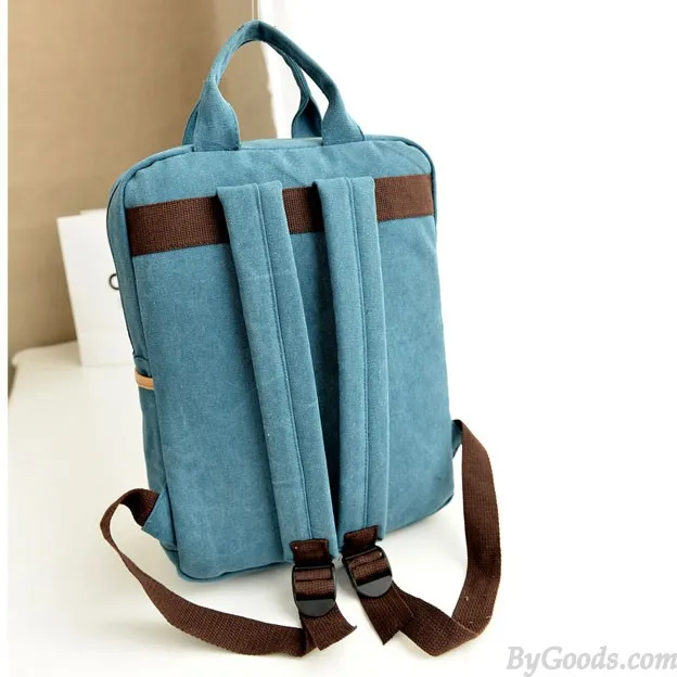 Fashion Leisure School Canvas Backpack
