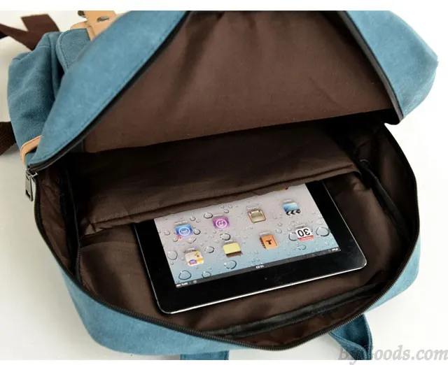Fashion Leisure School Canvas Backpack