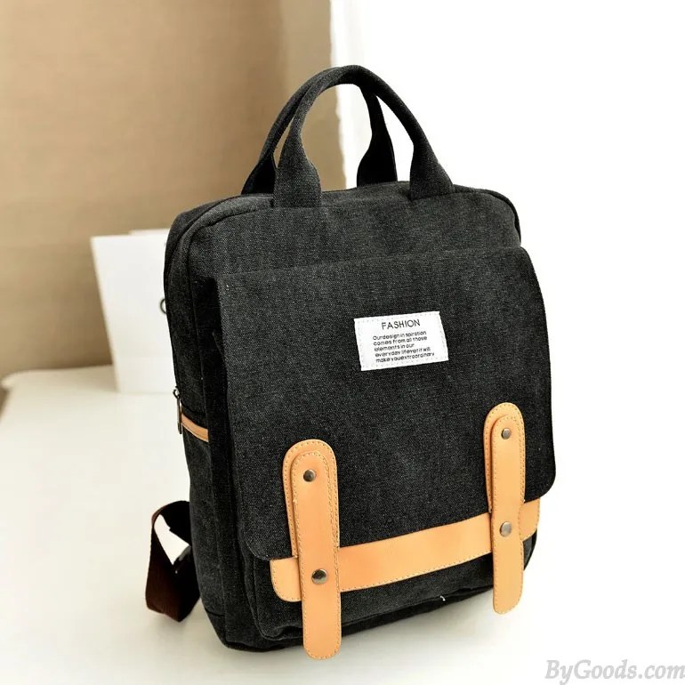 Fashion Leisure School Canvas Backpack